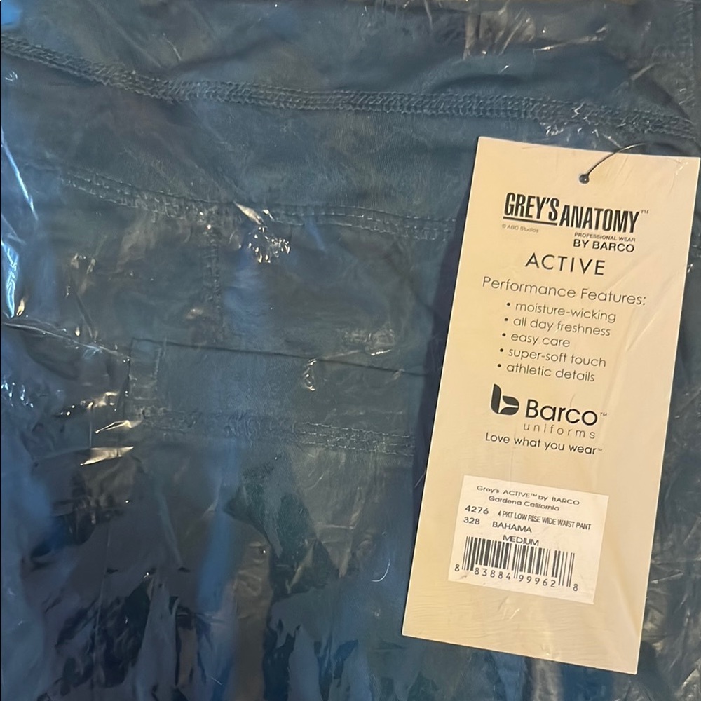 Grey's Anatomy scrub pants- Dark Blue- Bahama